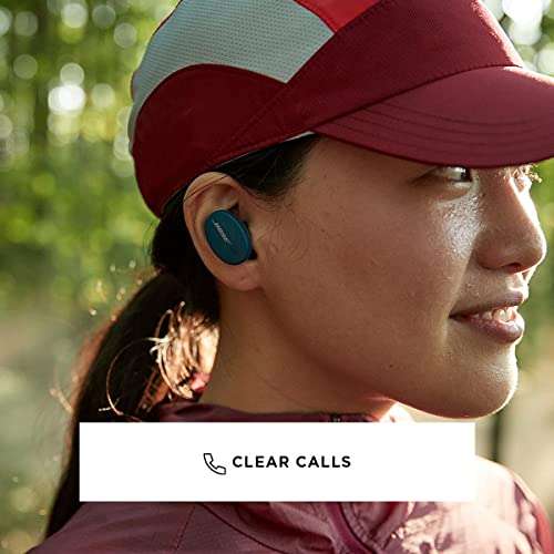 Bose Sport Earbuds - Auriculares realmente inalámbricos - Auriculares Bluetooth para entrenar y correr, Azul (Baltic Blue)