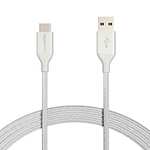 Amazon Basics - Cable USB A a C de Nailon con trenzado doble (3m)