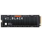 WD_Black SN850X 1TB M.2 2280 PCIe Gen4 NVMe SSD Almacenamiento con un disipador para Juegos hasta 7300 MB/s,