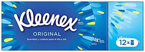 3 x Kleenex Original Pañuelos, 12 Unidad [36 unidades en total]