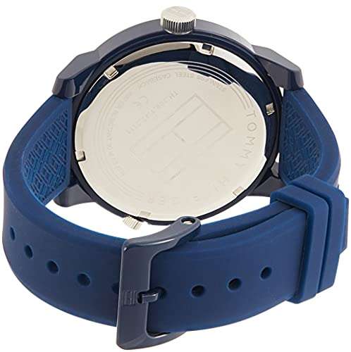 Tommy Hilfiger Reloj Analógico de Cuarzo para hombre con Correa en silicona Azul Marino - 1791325