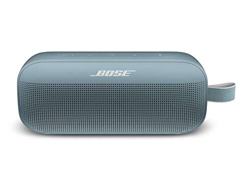 Altavoz Bluetooth Bose SoundLink Flex portátil, inalámbrico, sumergible, de viaje, Azul Pétreo