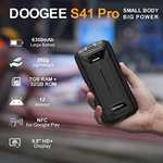 DOOGEE S41 Pro [2022] Movil Resistente Agua y Golpes, 6300mAh Batería, Android 12, 7GB +32GB, Triple Cámara de 13MP, 5.5" , NFC/Face ID/GPS