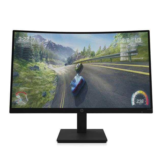 HP Monitor PC Gaming curvo 68,6 cm (27") HP X27c, 165 Hz, Full HD, AMD FreeSync Premium