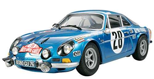 Maqueta Tamiya 24278 del Alpine Renault A11O ganador del Rally de Monte Carlo 1971 en escala 1:24