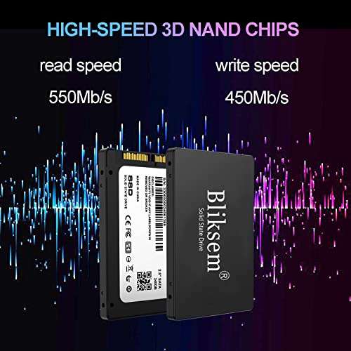 Bliksem SSD 240GB Internal Solid State Drives 2.5" SATA Ⅲ 3D NAND hasta 520 MB/s