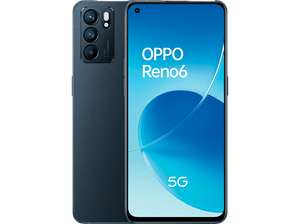 OPPO Reno6 5G, Negro estelar, 128 GB, 8 GB RAM, 6.44" FHD+, MTK Next 5G-A, 4300 mAh, Android 11