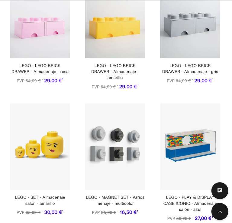 Mobiliario y almacenaje LEGO ofertas