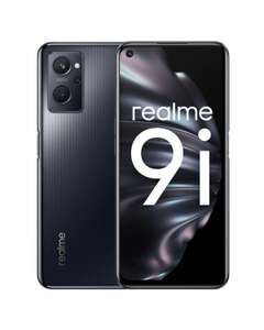 Realme 9i Smartphone, 5000 mAh, Procesador Qualcomm Snapdragon 680, Carga Dart 33 W, Pantalla 90 Hz, Dual Sim 4+64 GB,Android 11,Prism Black