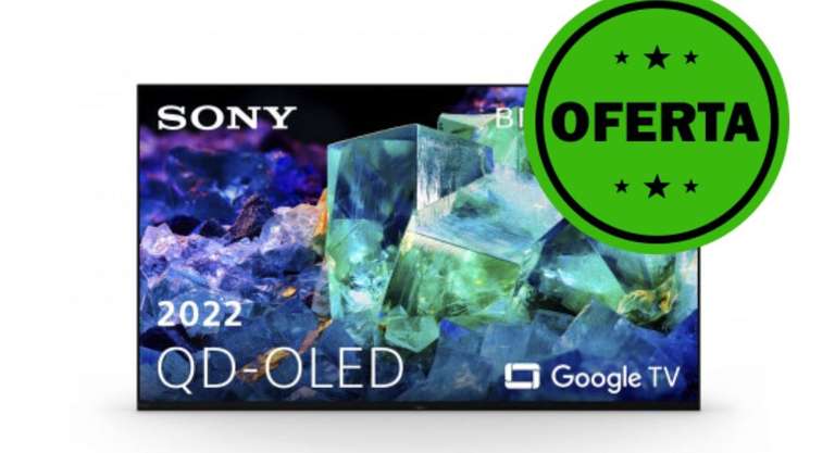 TV QD-OLED 55" - Sony Master Series BRAVIA XR 55A95K, 4K HDR 120, HDMI 2.1 Perfecto para PS5, Smart TV