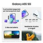 SAMSUNG Galaxy A55 5G 128GB con Funda Transparente + Samsung Galaxy Buds FE [ Precio devolviendo Auriculares] - Smartphone