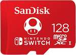 SanDisk - Tarjeta de memoria microSDXC de 128 GB para Nintendo Switch