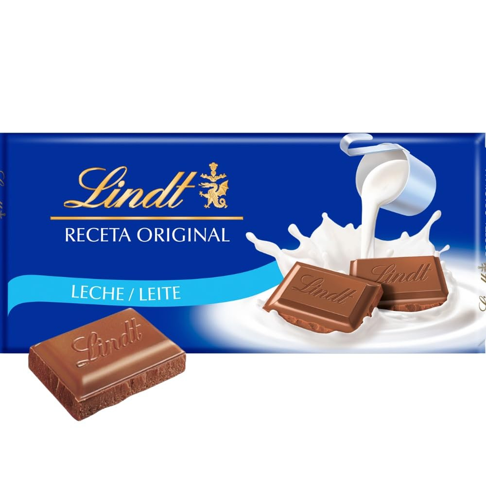 Lindt Chocolate con Leche, chocolate Lindt, tableta de chocolate, cremoso, Tableta 100 g