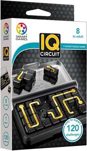 SmartGames - IQ Circuit, Juegos De Mesa Para Niños Mayores De 8 Años, Rompecabezas , 120 retos