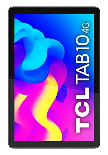 TCL Tab 10 4G - Tablet de 10,1" HD, Octa-Core, 3 GB de RAM, Memoria de 34 GB Ampliable a 256 GB