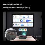 ThundeaL Proyector de vídeo LED TD97 Full HD 1080P WiFi para cine en casa.