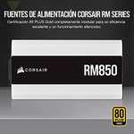 Corsair RM850 850W 80 Plus Gold Modular - Fuente de alimentación Blanca
