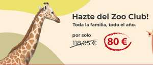 1 año de Zoo Barcelona por 80€. CUOTA FAMILIAR (2 adultos + criaturas menores de 18 años)