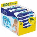 1800 TOALLITAS Dodot 99% Aqua Toallitas Para Bebé 30 Paquetes De 60 Unidades = 1800 Toallitas. 0'02€/UD