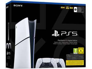 Consola PS5 Slim Digital + 2 Dualsense Blanco