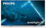 TV OLED 55" - Philips 55OLED707/12 | Android TV 11, 2xHDMI 2.1, HDR10+ Dolby Vision & Atmos, DTS, Ambilight 3 lados