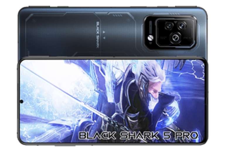 Black Shark 5 Pro, Negro, RAM 12 GB, 256 GB, 6.67" OLED, 144Hz, Snapdragon 8 Gen 1, Android 12