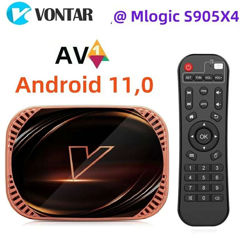 Tv Box 8K VONTAR X4 4GB/128GB