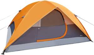 Tienda de campaña Amazon Basics Tent. Hasta 4 personas.