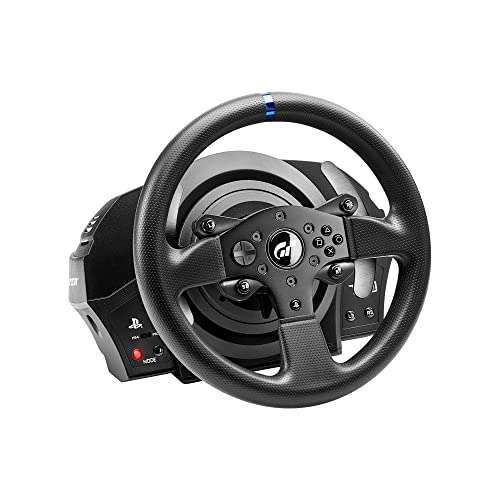 Thrustmaster T300RS GT - Volante y 3 Pedales Force Feedback Compatible para PS5/PS4 y PC