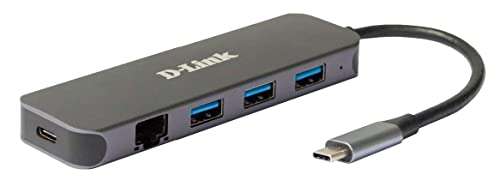 D-Link Adaptador 5 en 1, USB-C