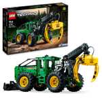 LEGO 42157 Technic Skidder John Deere 948L-II, Vehículo de Construcción con Funciones Neumáticas y 4 Ruedas, Maqueta para Construir