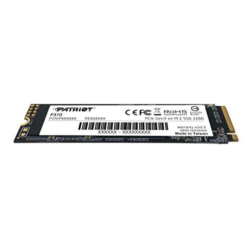 Patriot P310 M.2 PCIe Gen 3 x4 480GB SSD de bajo Consumo - P310P480GM28