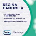 6 Rollos - Regina Camomila Papel Higiénico 150 Hojas de 3 Capas