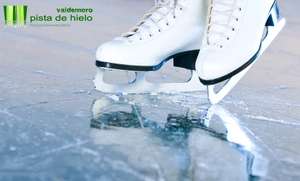 Oferta pista de hielo Valdemoro con alquiler de patines 2-4 Personas