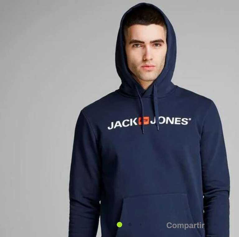 Jack & Jones Logo Sudadera Capucha Hombre