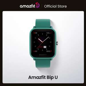 Amazfit Bip U Smartwatch pantalla a Color, seguimiento deportivo, para teléfono Android e iOS