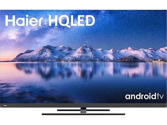 TV HQLED 55"- Haier S8 Series H55S800UG, Smart TV (Android TV 11), UHD 4K, Dolby Atmos-Vision, Altavoces Frontales (desde la app)