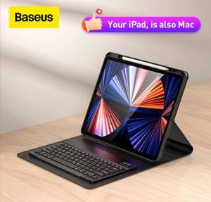 Baseus-funda con teclado Bluetooth para tableta