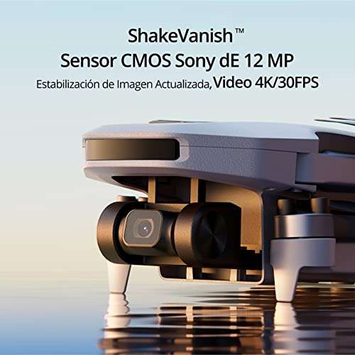 Potensic ATOM SE Combo GPS Drone con Cámara 4K, Vuelo 60', EIS, Max 4KM Transmisión, V. Max 16m/s, ShakeVanish,Auto-Retorno para Adulto