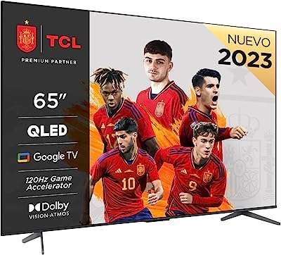 TCL 65" TV 65C641, QLED, UHD, HDR10 , 120 Hz Game Accelerator, Dolby Vision.Atmos, Game Master Smart TV Powered by Google TV