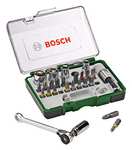 Bosch 27 uds. Set de puntas de atornillar y carraca