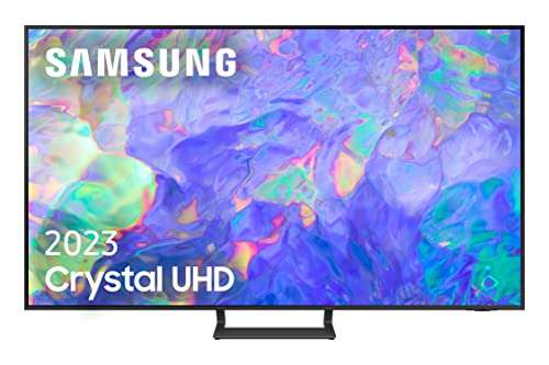 Samsung 65CU8500 - Smart TV de 65" (2023), Procesador Crystal UHD, Q-Symphony, con Gaming Hub, Diseño AirSlim y Contrast Enhancer con HDR10+