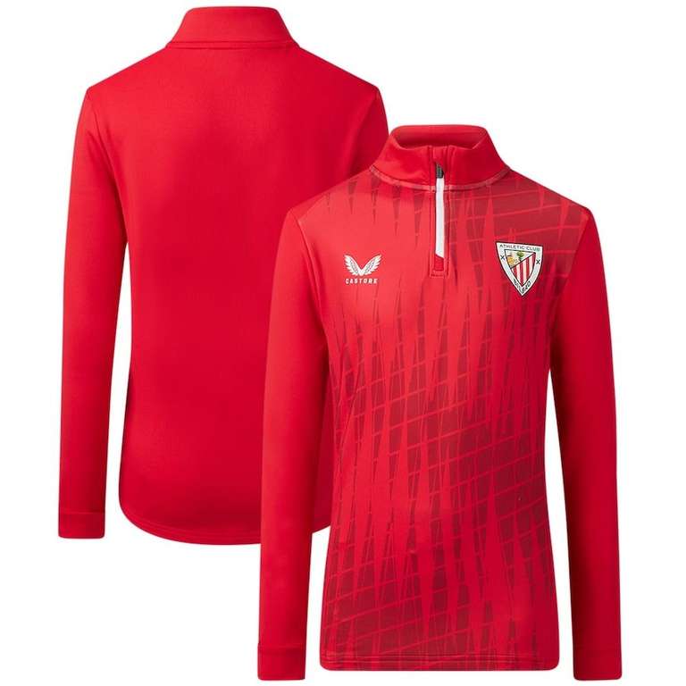 Camiseta Castore Matchday del Athletic Bilbao - Rojo - Niños (tallas L y XL) [capa intermedia por 38,50€]