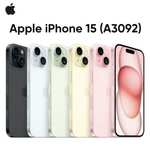 iPhone 15 (A3092) 128 Gb y 6Gb de RAM (Sección Big Save desde la APP, cuentas seleccionadas)