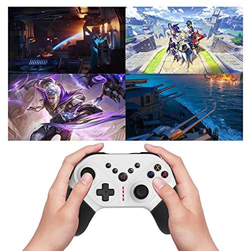Mando Inalámbrico para Nintendo Switch, Turbo, Motion, Vibration, Gyro Axis, Gamepad Compatible con Switch / Switch Lite / Android / PC