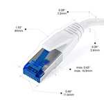 KabelDirekt – 25metros Cable Ethernet plano, altamente flexible – (Cable LAN y de red, CAT7)