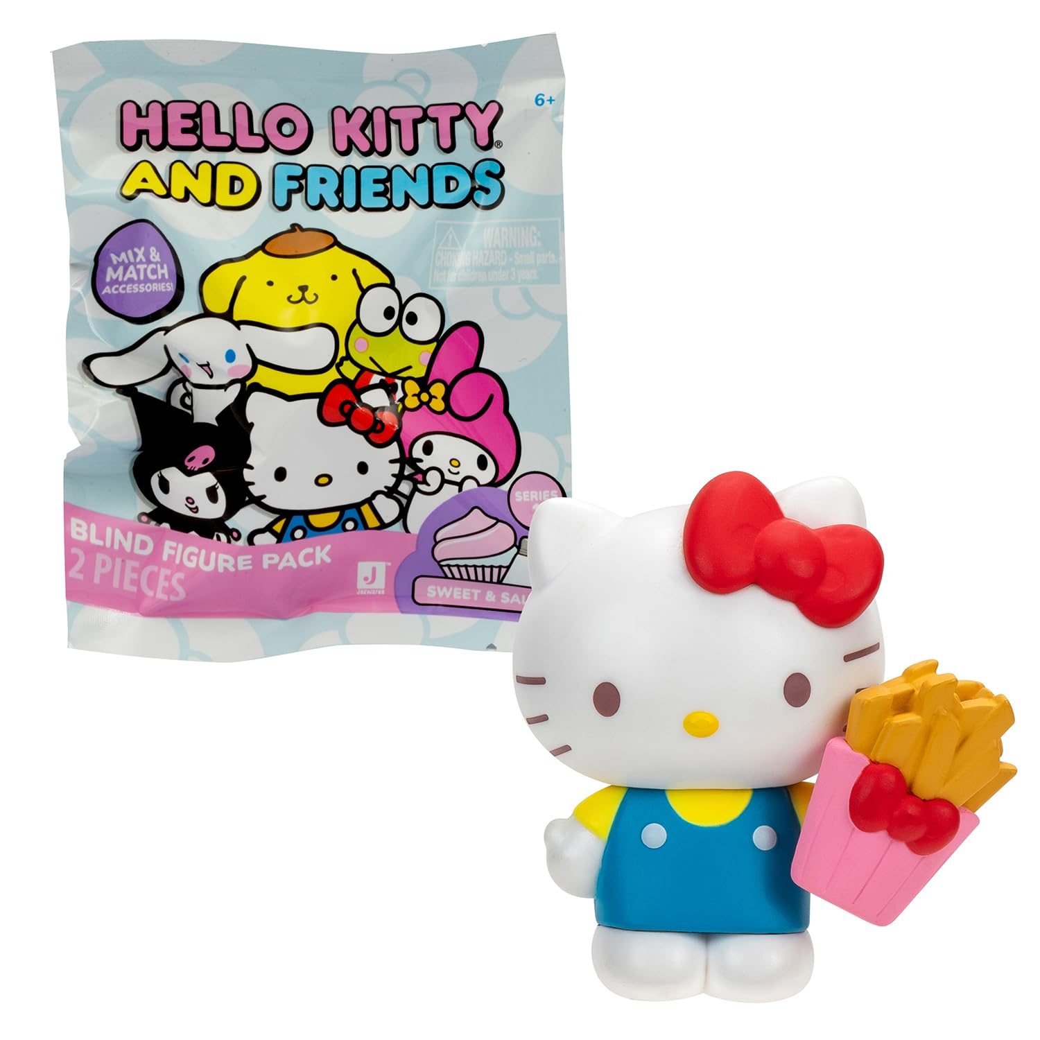 Hello Kitty & Friends - Figura 5cm Sorpresa Coleccionable con Accesorio, 24 Modelos Distintos