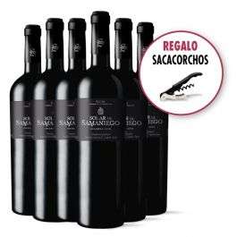 6 botellas de vino tinto Solar de Samaniego Reserva 2015, D.O.Ca. Rioja + Sacacorchos de regalo