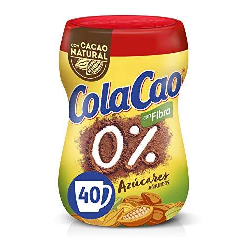 ColaCao 0% Azúcares añadidos con Fibra - 300g (Compra recurrente)