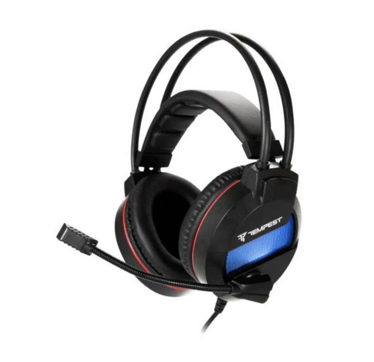 Tempest GHS101 Lancer Auriculares Gaming RGB PC/PS4/PS5/Xbox/Xbox X/Switch